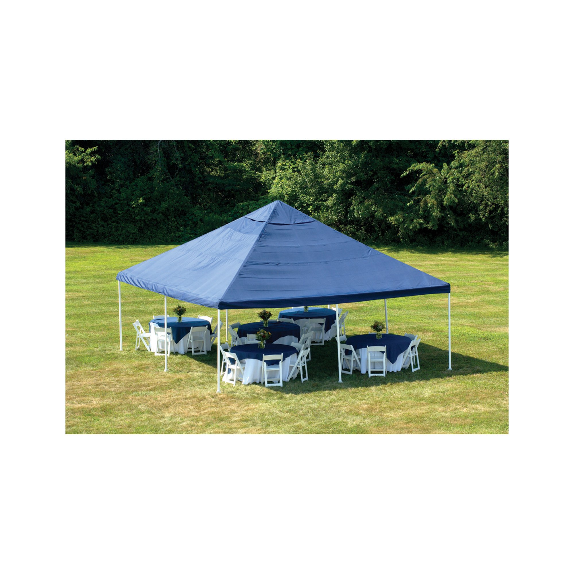 ShelterLogic Outdoor Canopy Tent — 20ft.x 20ft., Blue. Model# 25797